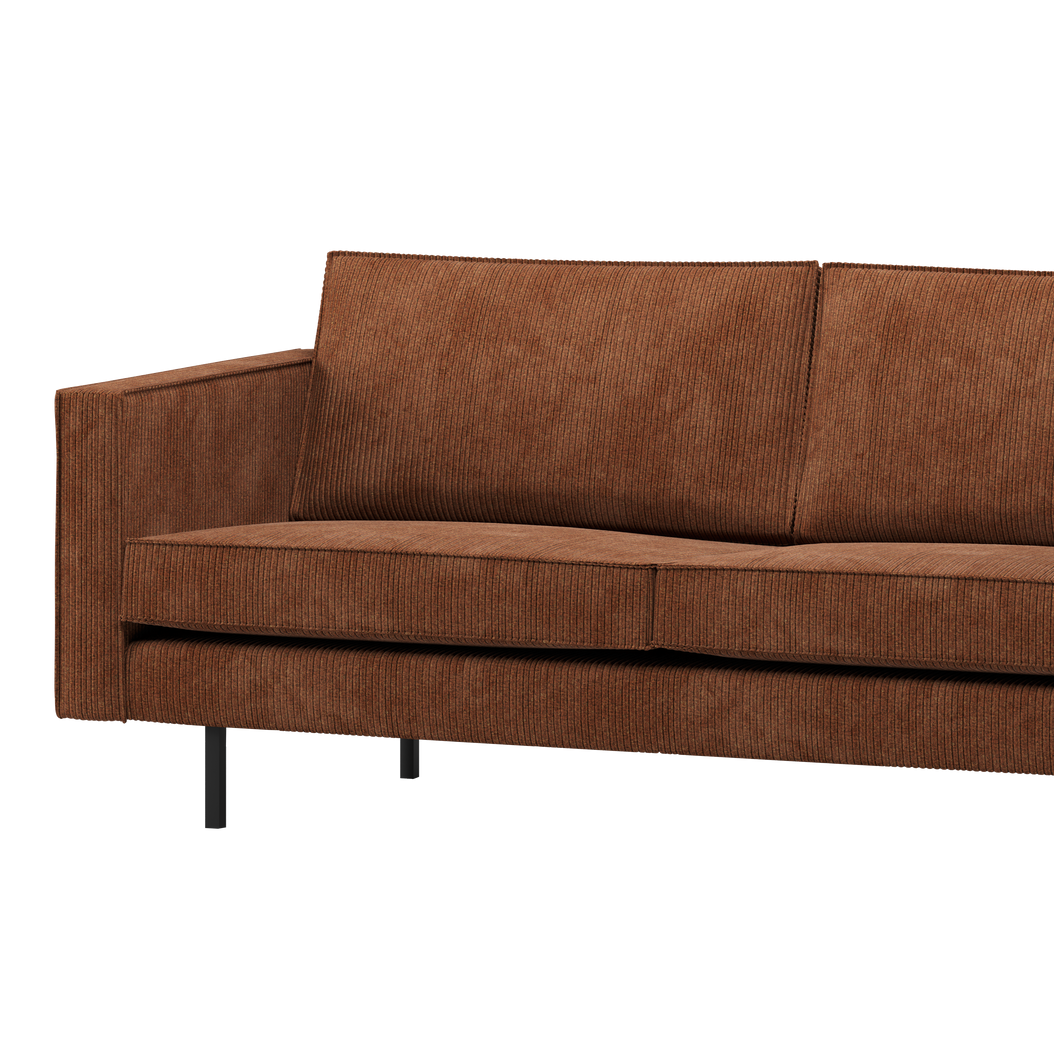 Sofa 2,5-sitzig RODEO rostbraun Cord