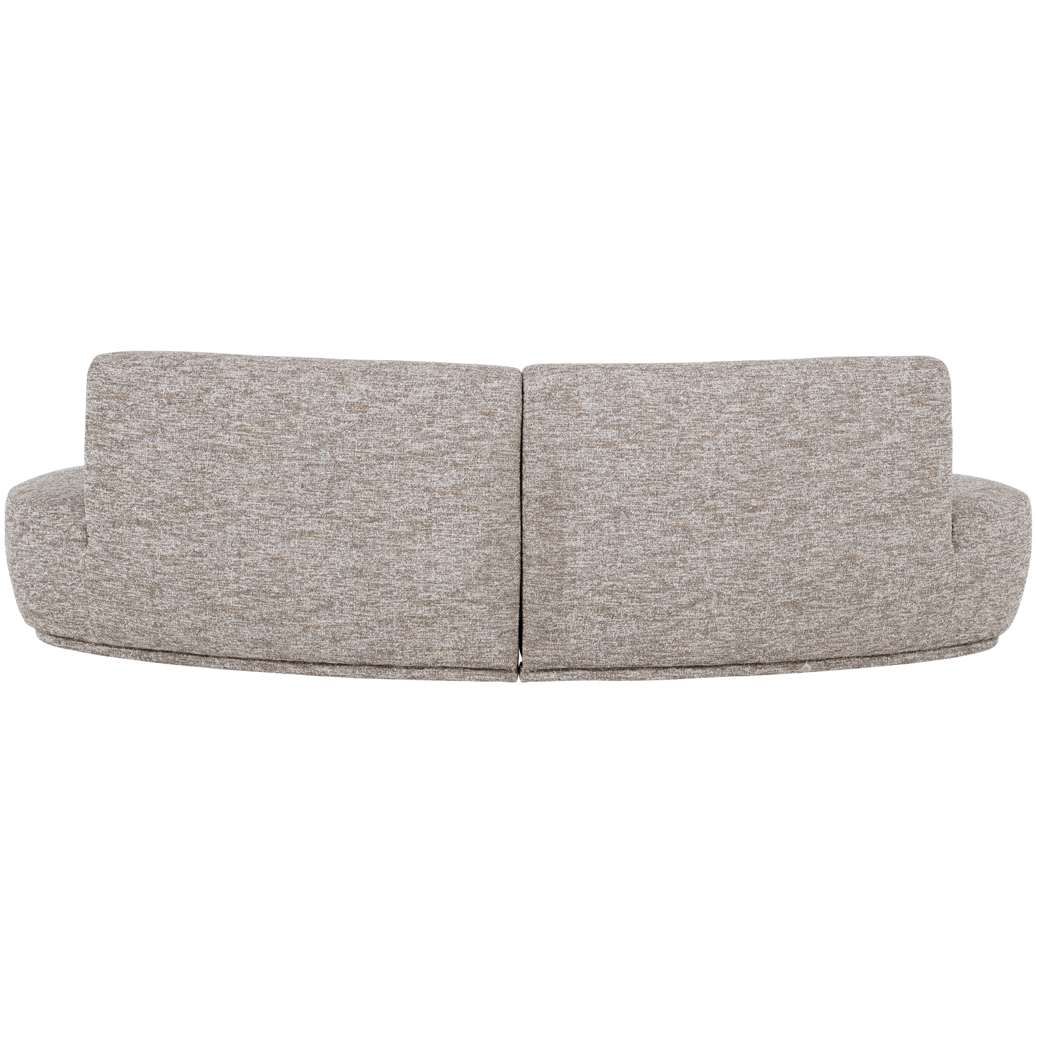 Sofa półokrągła 4-osobowa BATAVIER piaskowy melanż – Woood