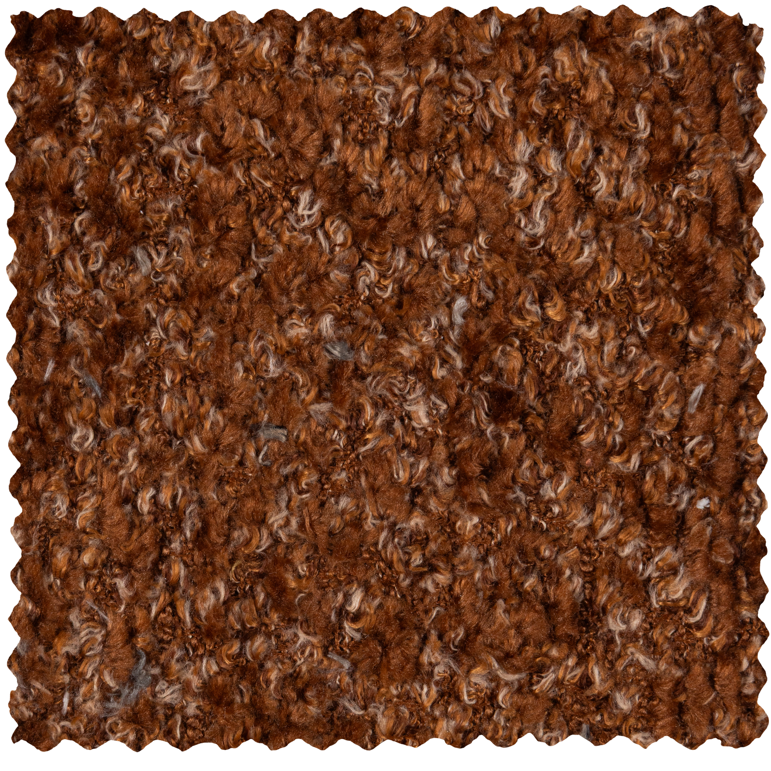 MOJO Modular Sofa - Right-Hand Two-Seater in Rusty Brown Boucle