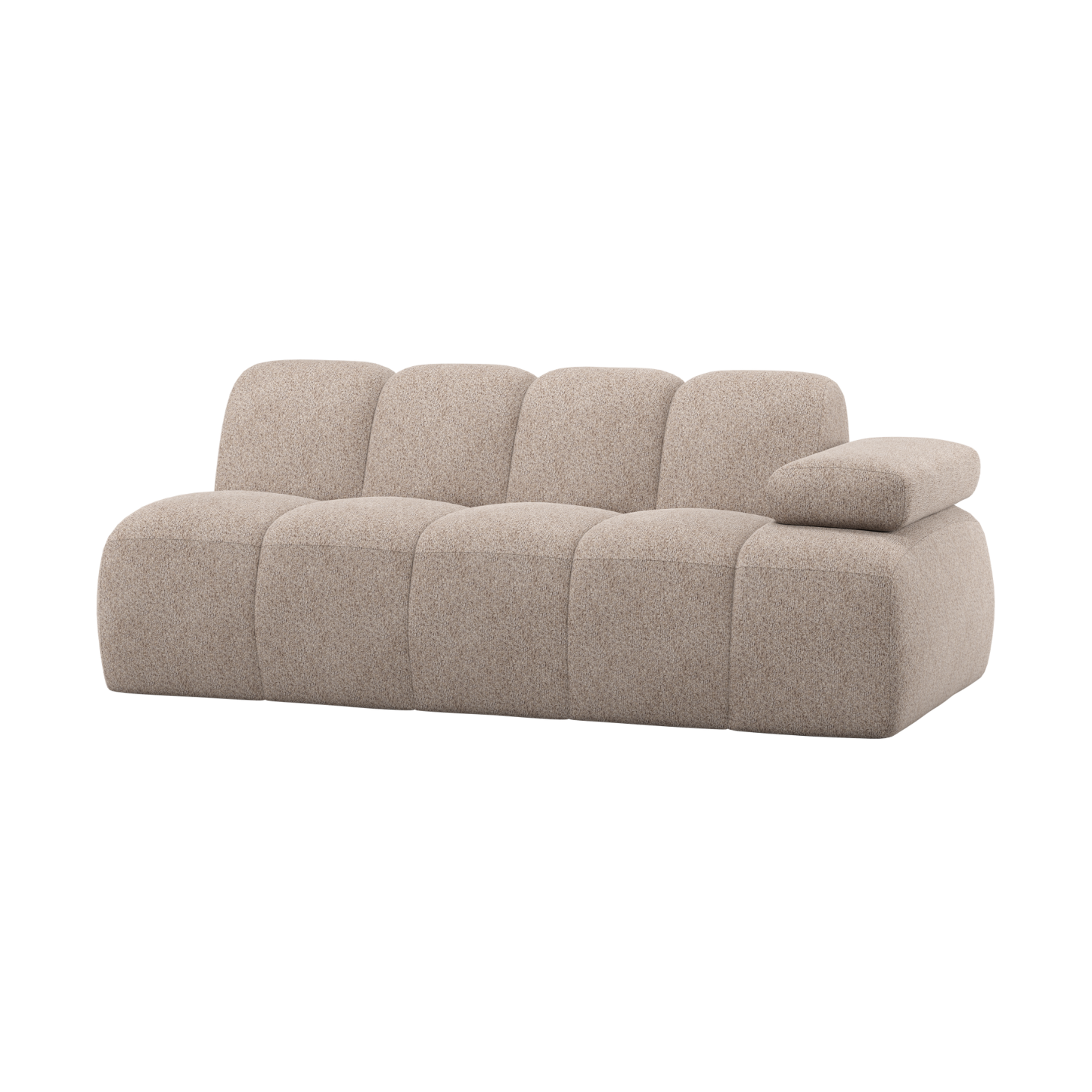 MOJO Modular Sofa - Right-Hand Two-Seater in Sandy Lambswool
