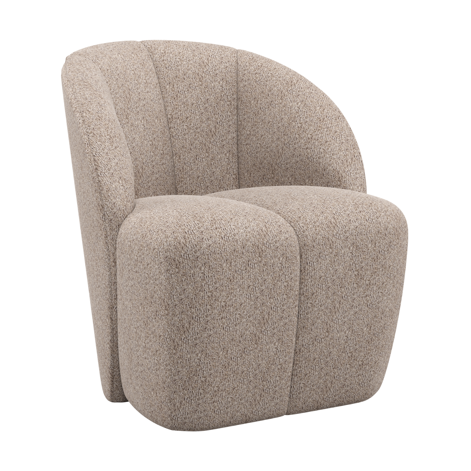 Fotel obrotowy MOJO piaskowy baranek – Woood