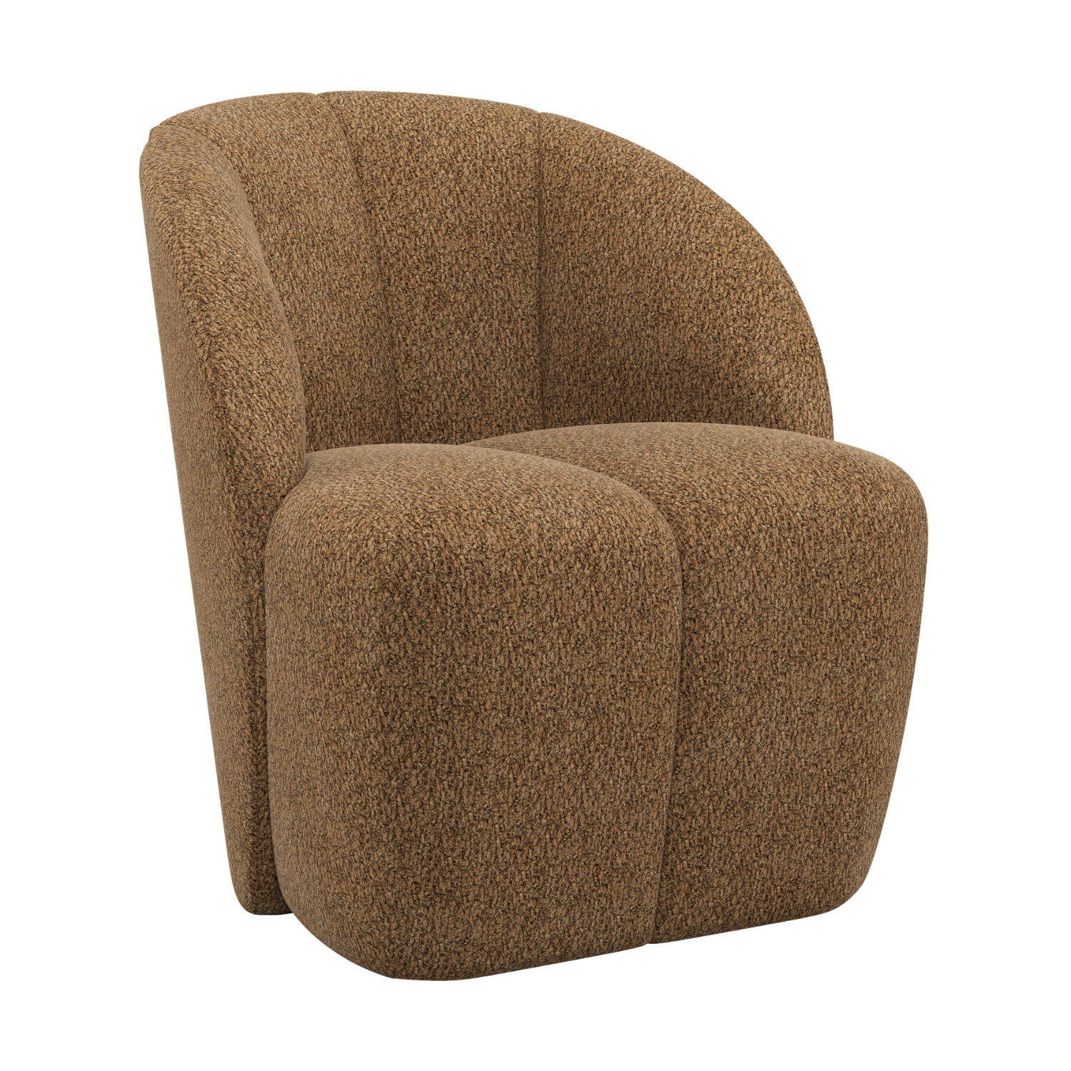 MOJO Swivel Armchair in Honey Lamb