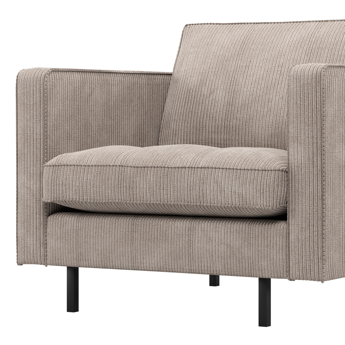 Fotel RODEO CLASSIC piaskowy sztruks – Woood