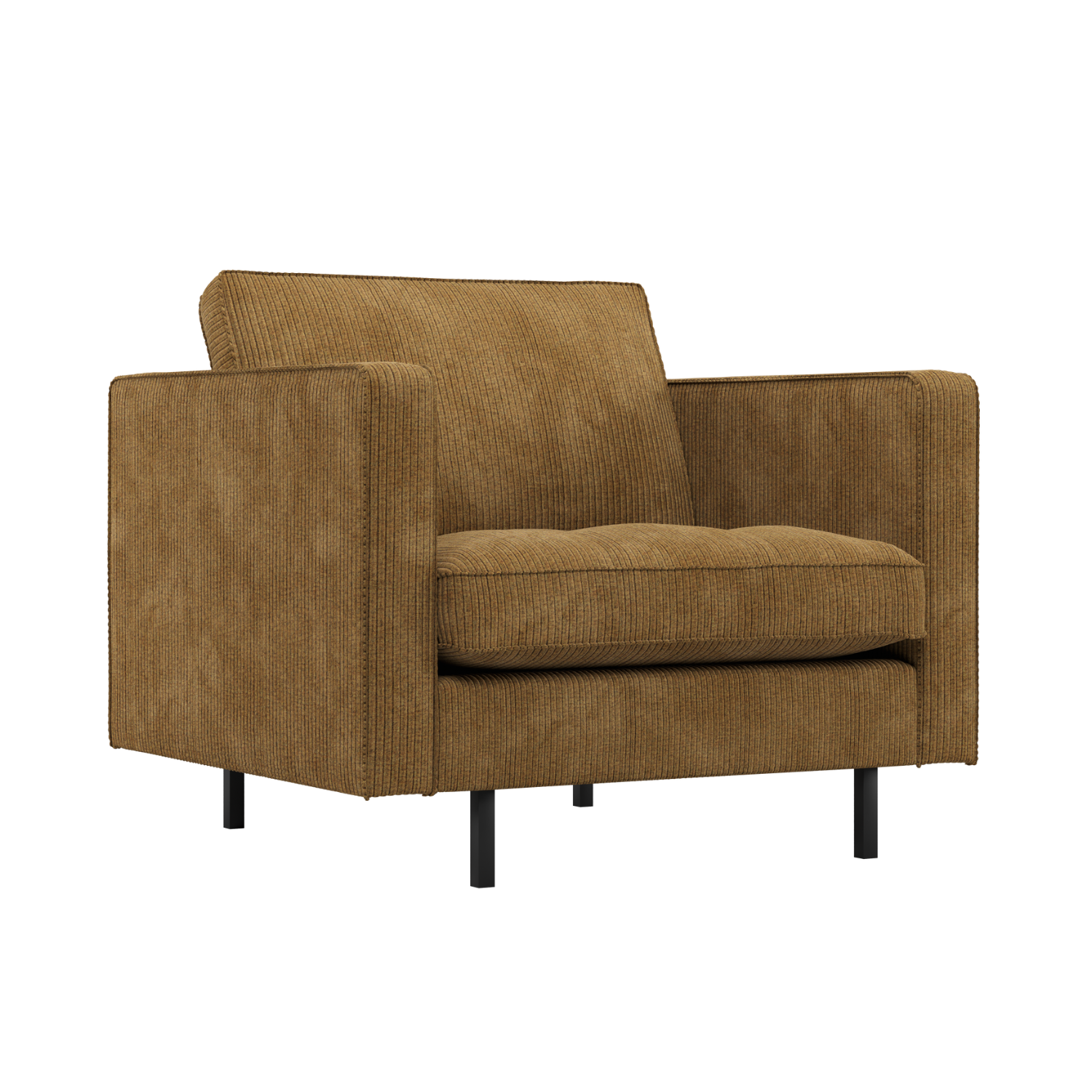 Fotel RODEO CLASSIC miodowy sztruks – Woood