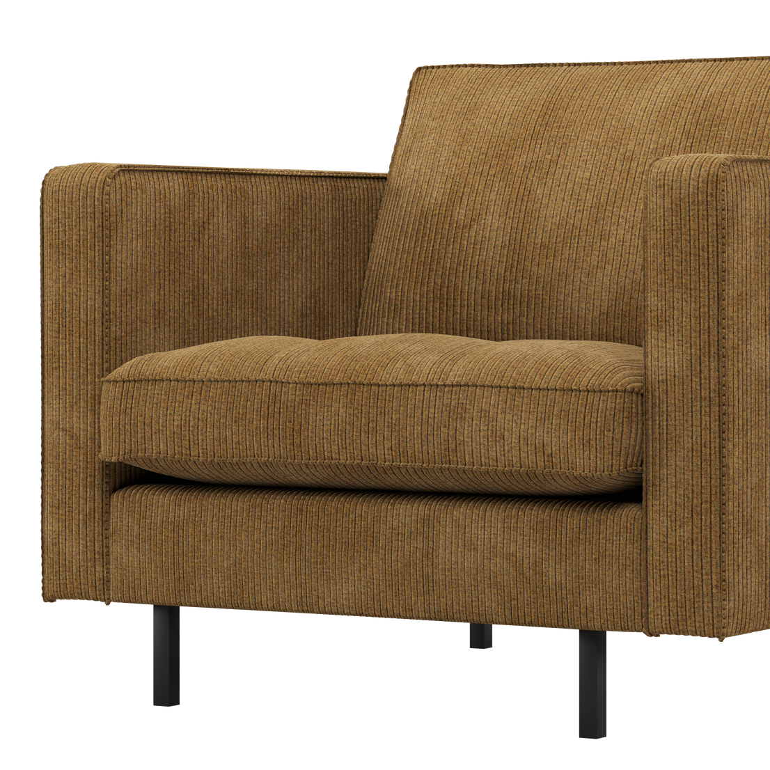 Fotel RODEO CLASSIC miodowy sztruks – Woood