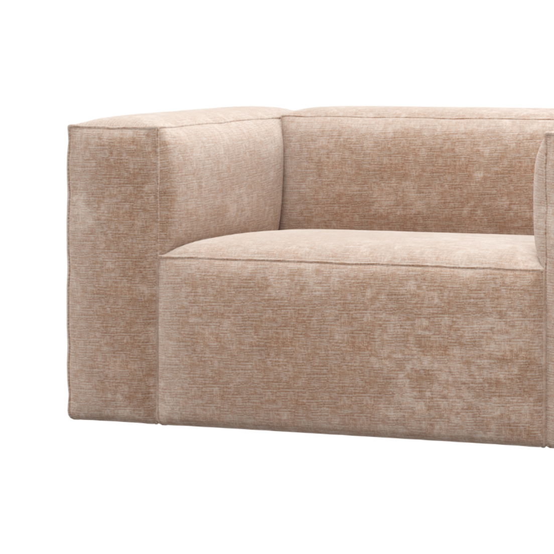 Sessel BEAN hellbeige Chenille