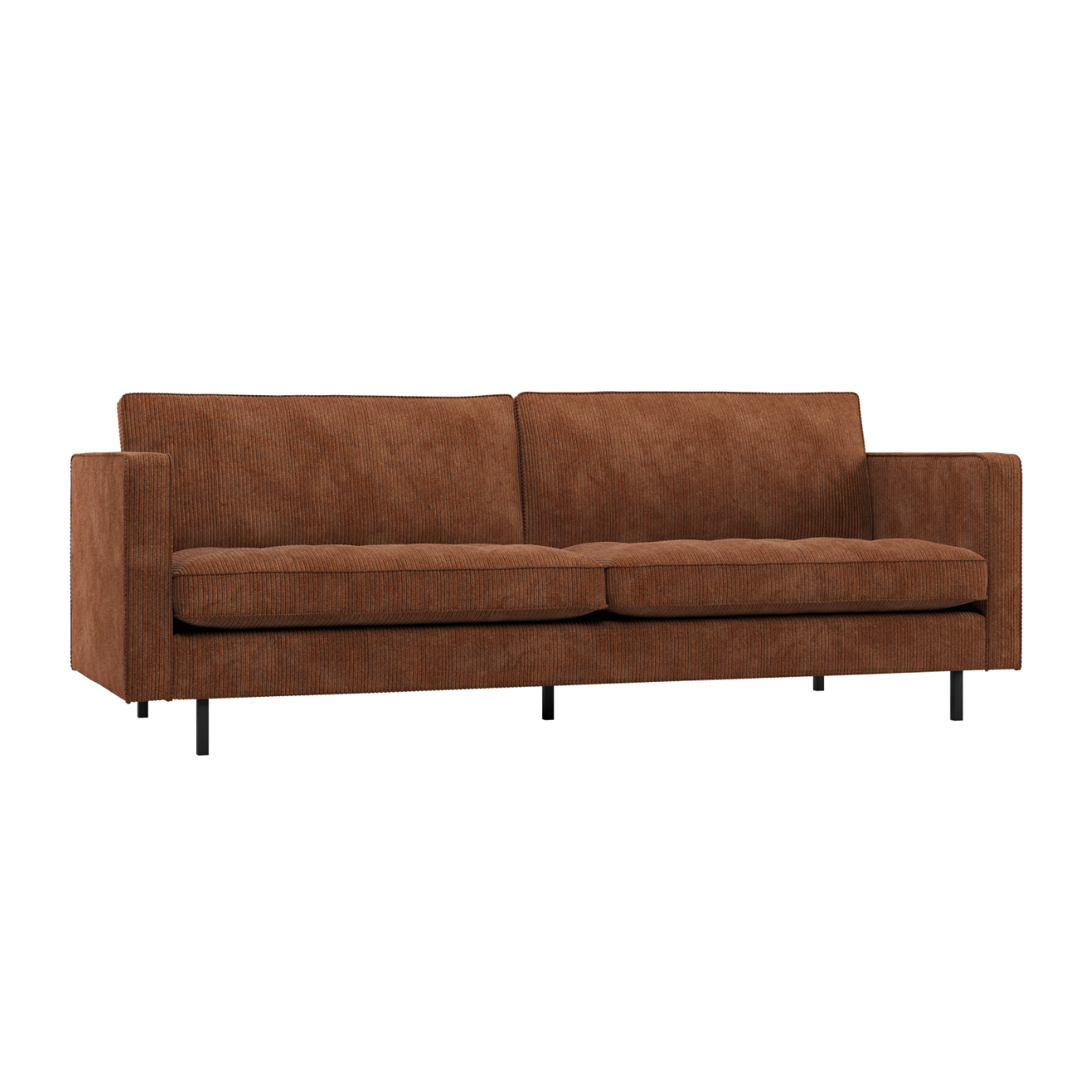 2.5-Seater Sofa RODEO CLASSIC Rusty Brown Corduroy