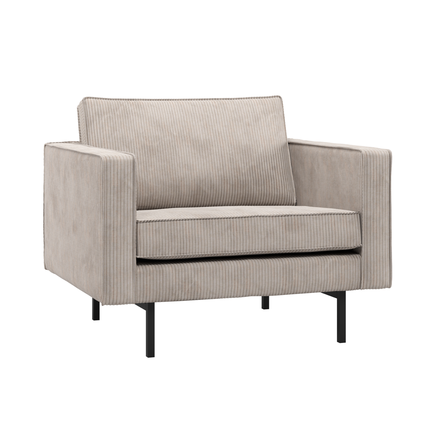 RODEO Armchair ecru corduroy