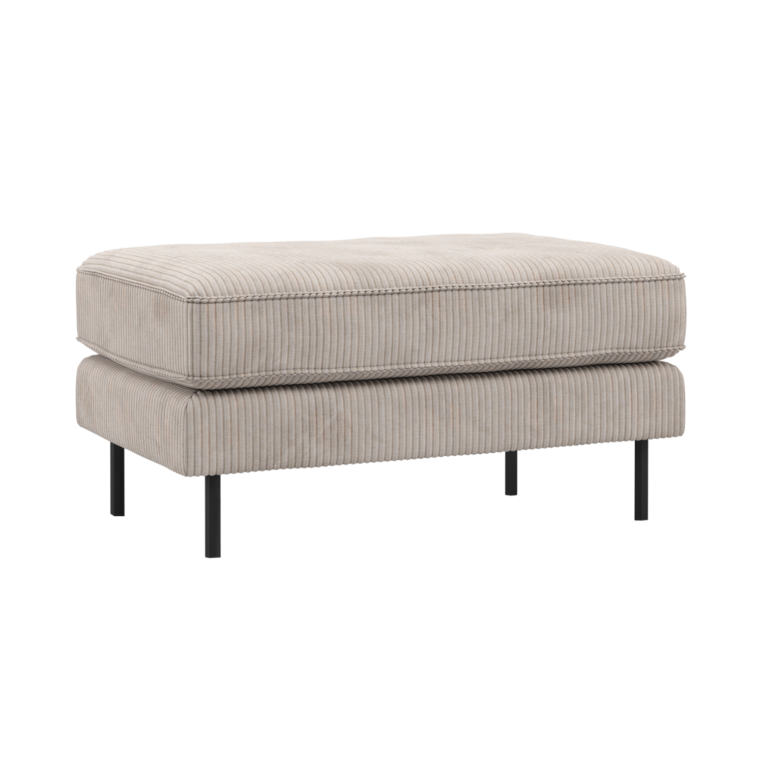 RODEO ecru corduroy footrest