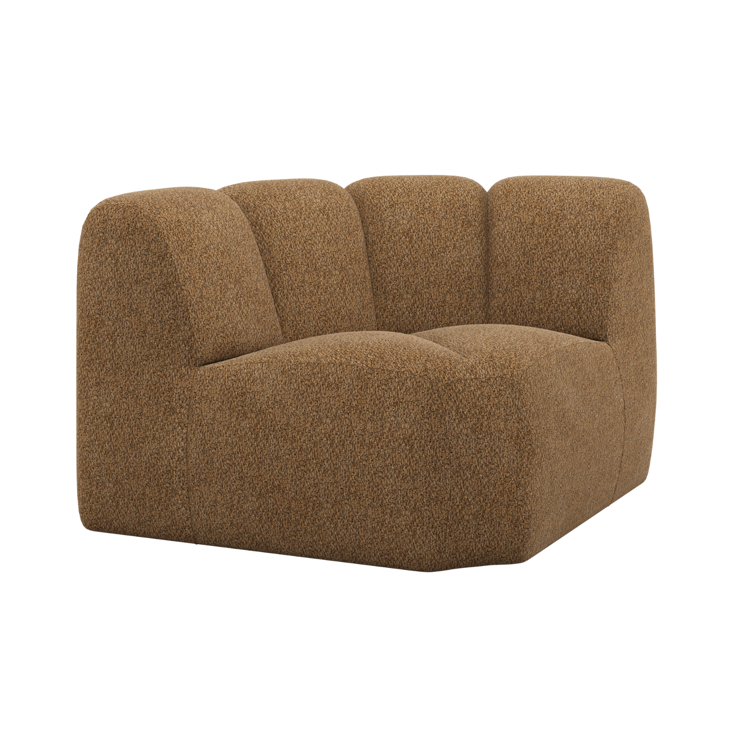 Sofa modułowa MOJO - element narożny miodowy baranek – Woood
