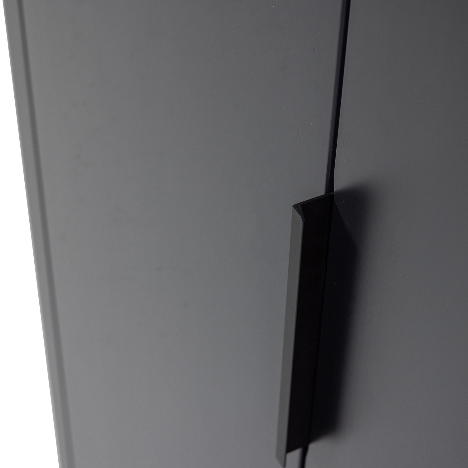 GUNNAR 2-Door Wardrobe Black