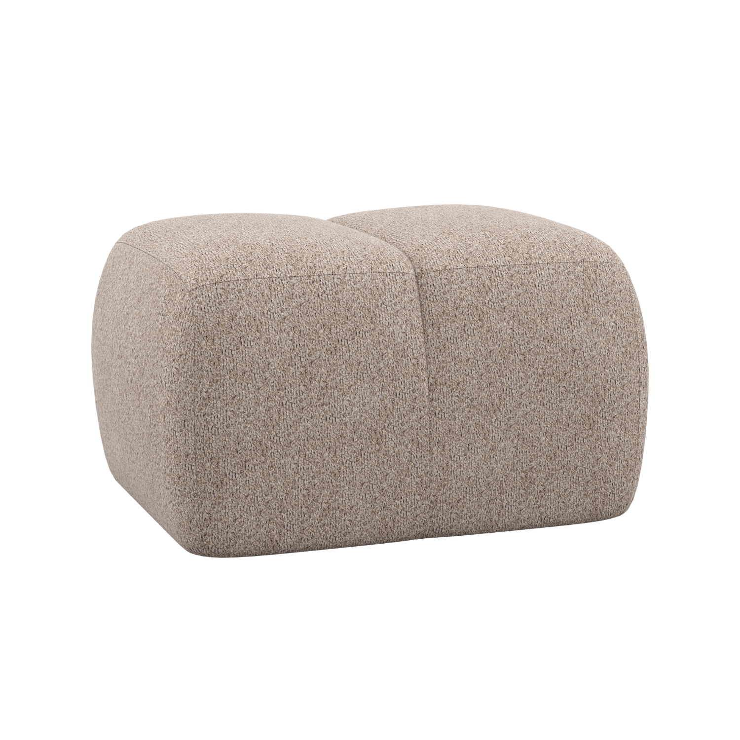 Puf MOJO piaskowy baranek – Woood