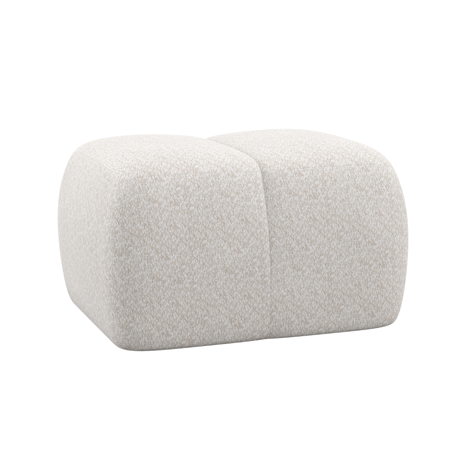 Puff MOJO ecru Baranek