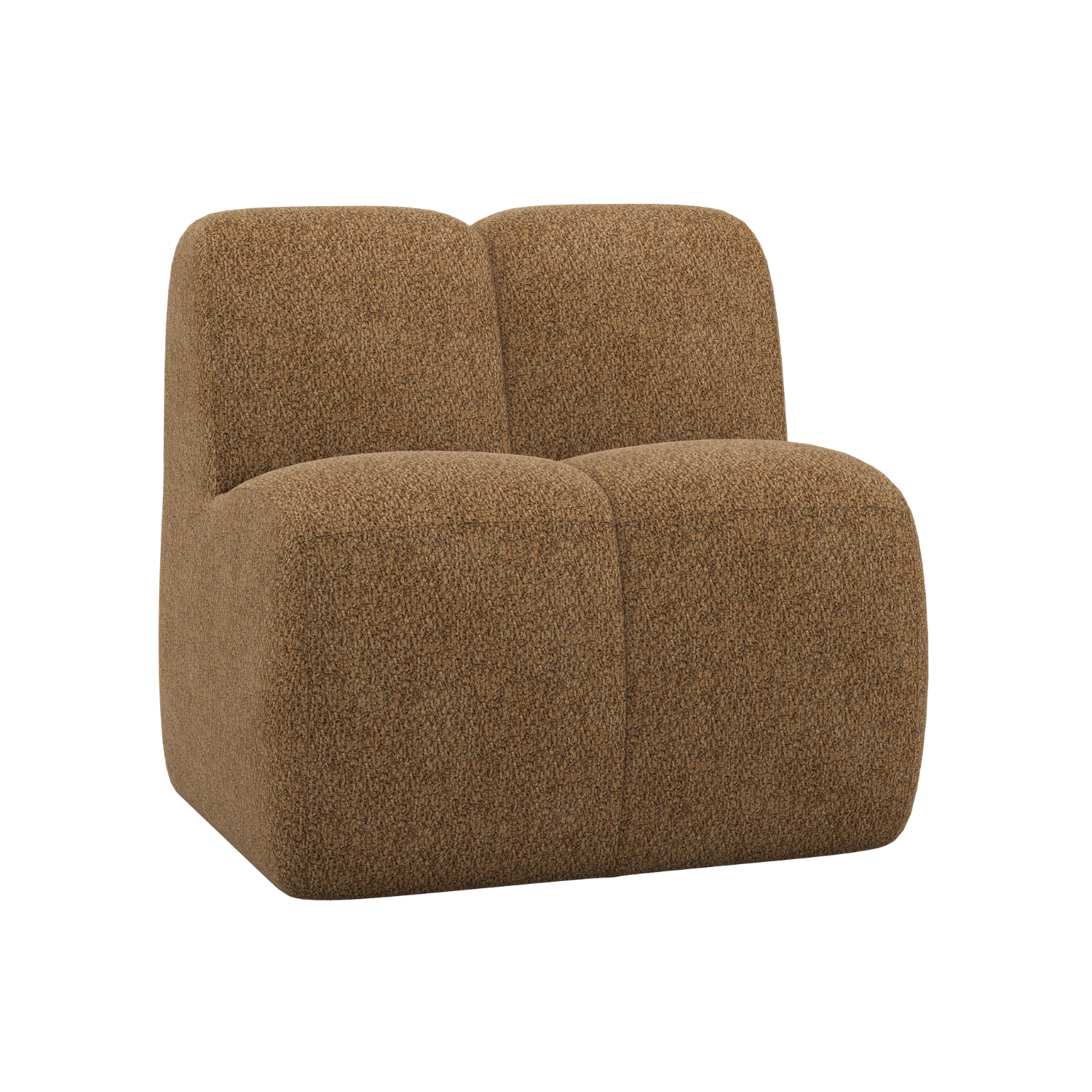 Fotel / moduł MOJO BENCH miodowy baranek – Woood