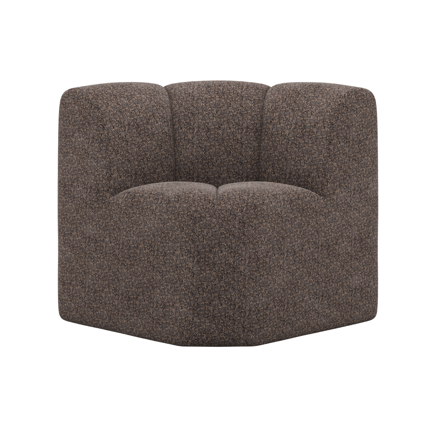 MOJO BENCH Modular Sofa - Brown Corner Element