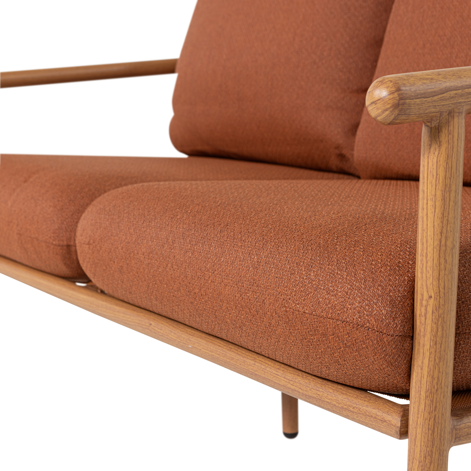 Zweisitzer Garten-Sofa CAVERO ziegelrot