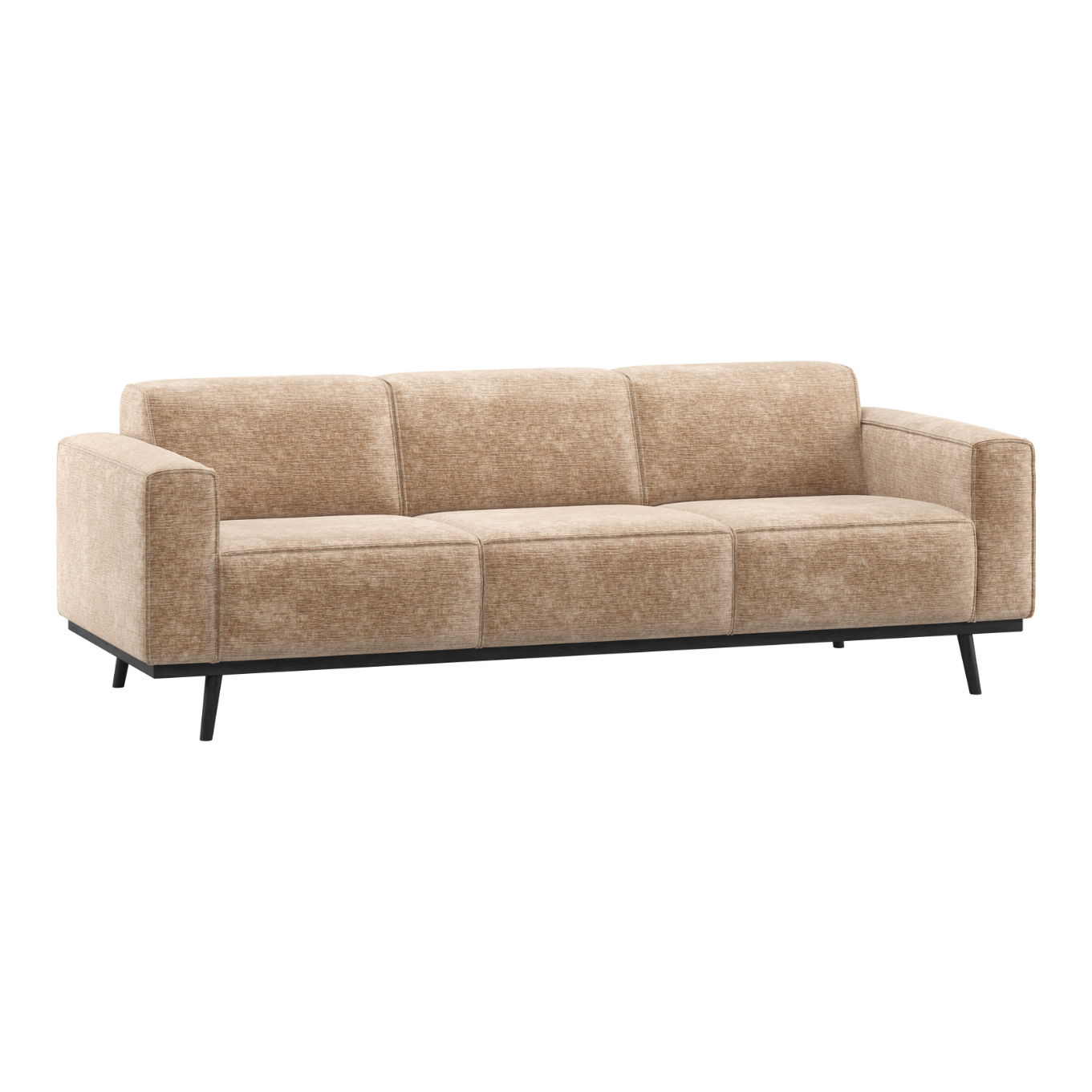 Sofa 3-osobowa STATEMENT brzoskwiniowy szenil – Woood