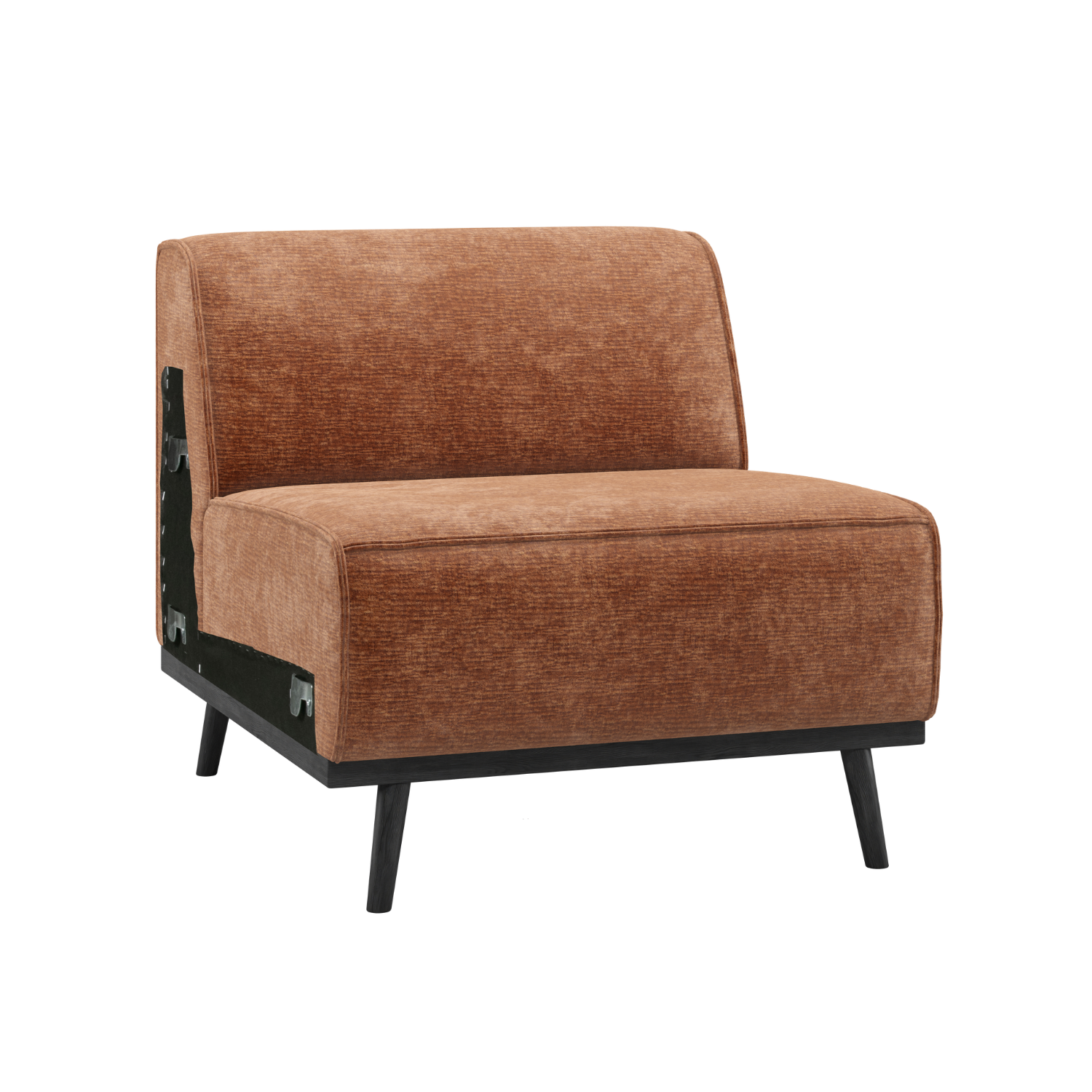 Modulsofa STATEMENT ziegelrot Chenille