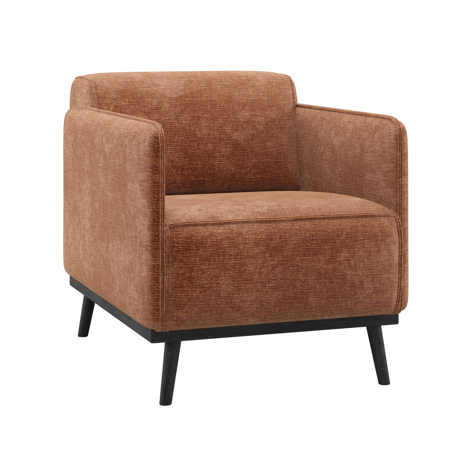 Fotel STATEMENT ceglany szenil – Woood
