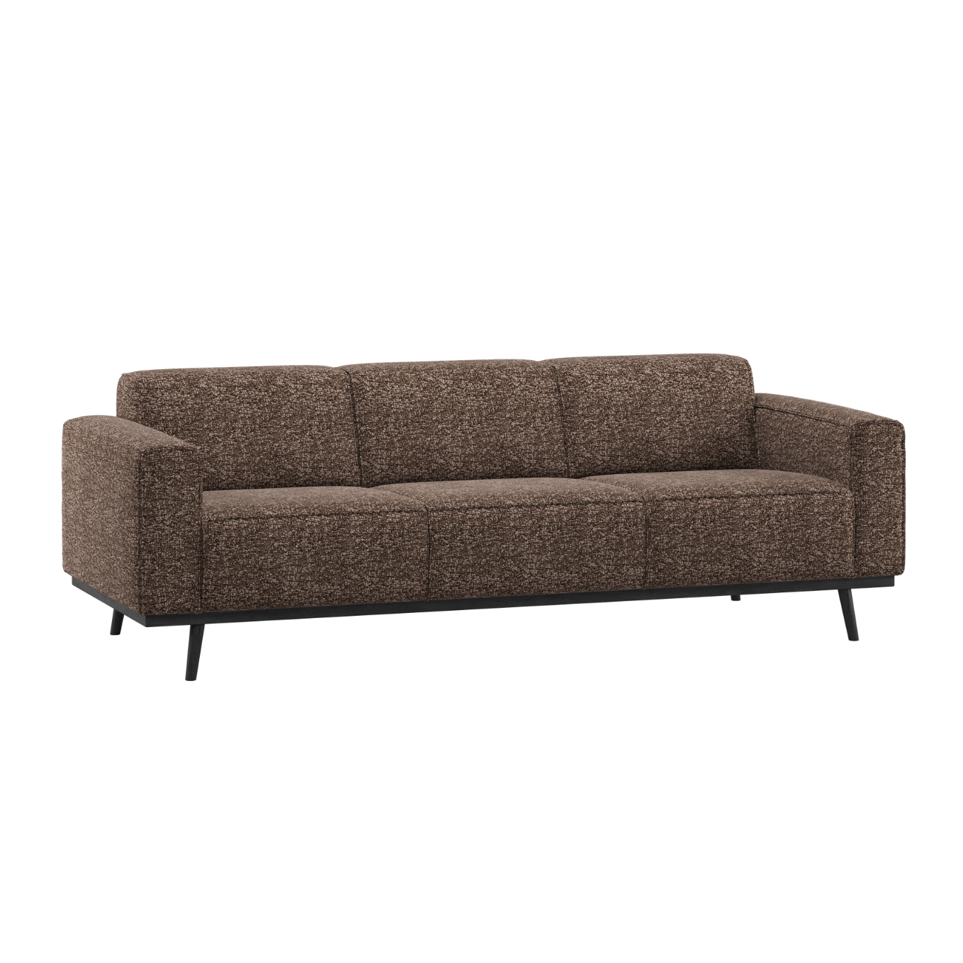 Sofa 3-osobowa STATEMENT brązowy melanż – Woood