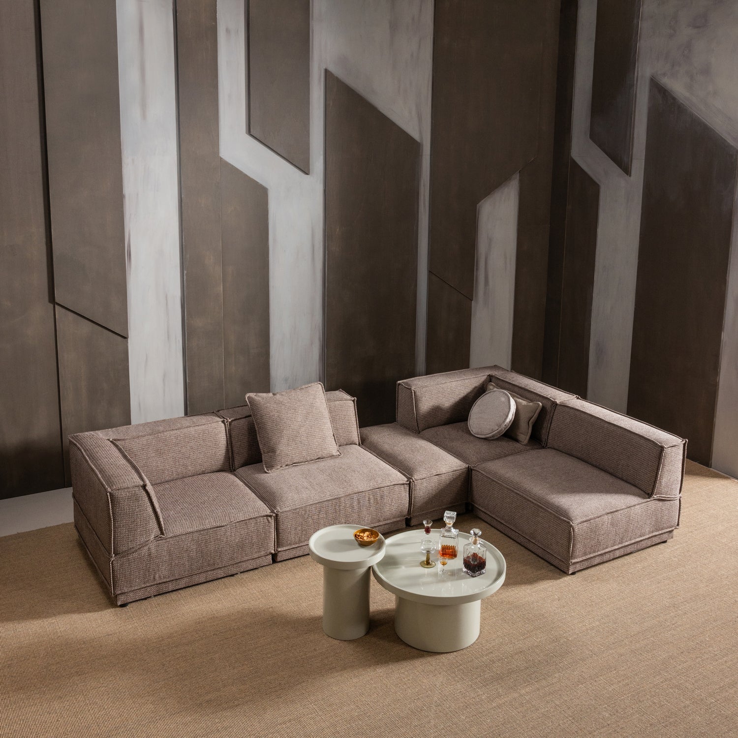 Beistelltisch VELUNA sandfarben