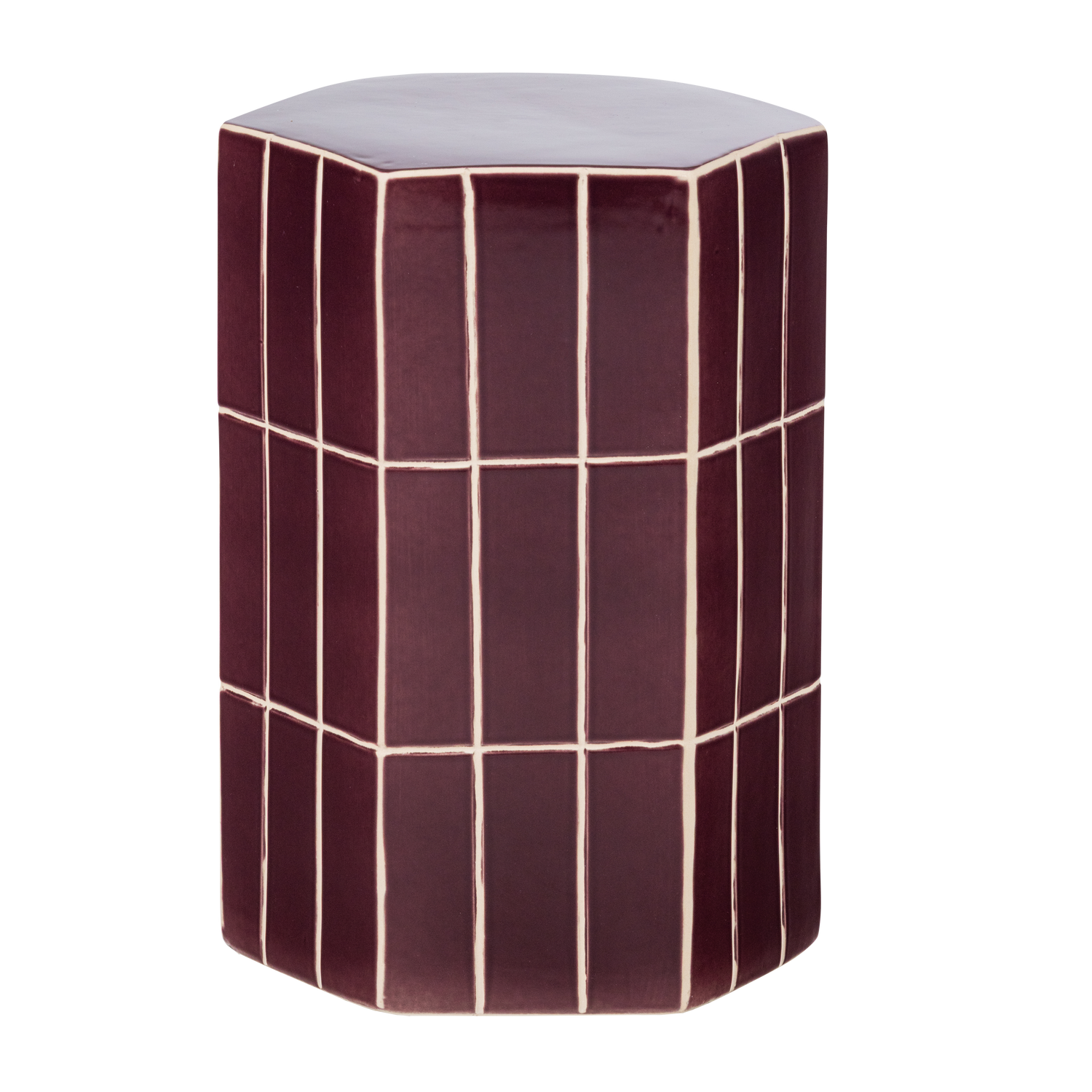 Beistelltisch PLU pflaumenfarben