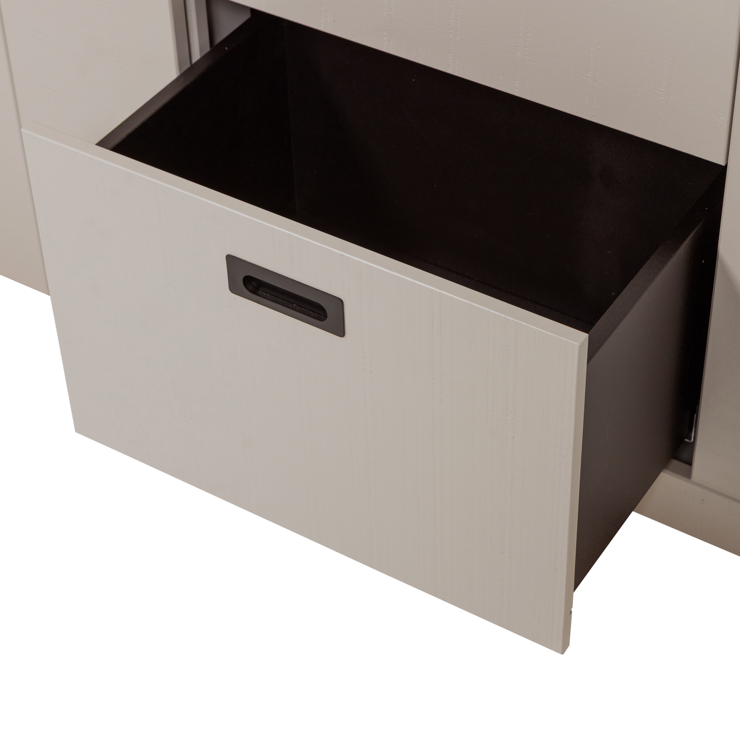 Schiebetürenschrank SLIDE BARN grau-beige