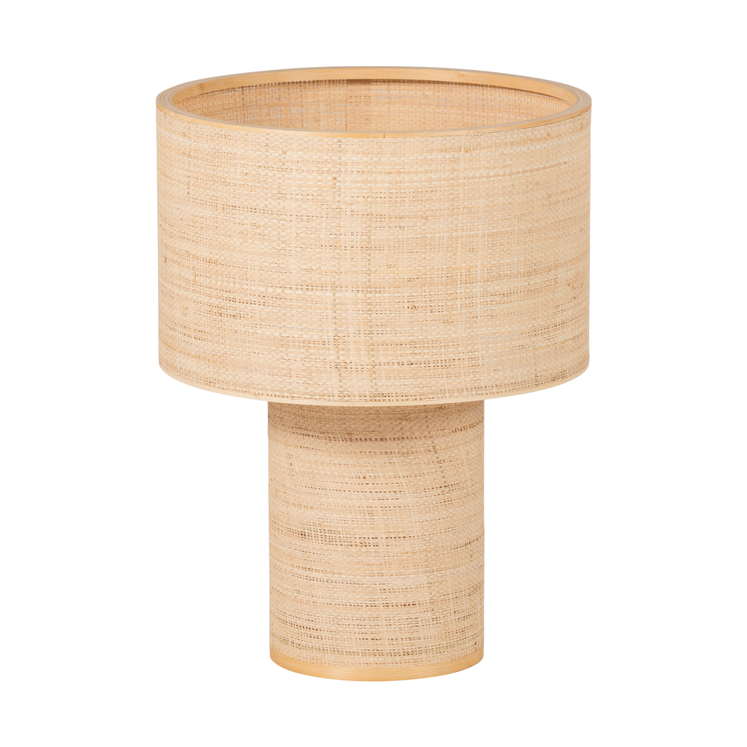 Tischlampe SYRO Rafia
