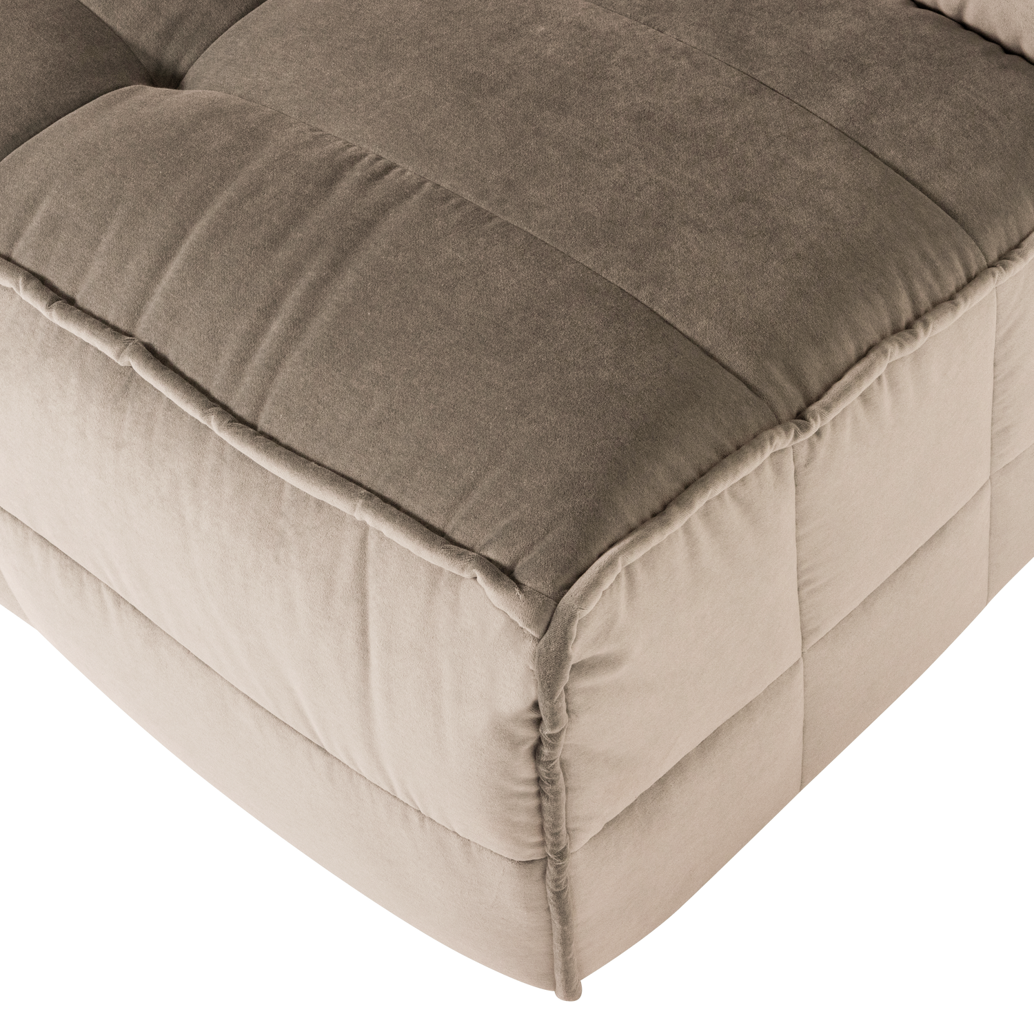Sessel / Samtmodul CLUSTER beige