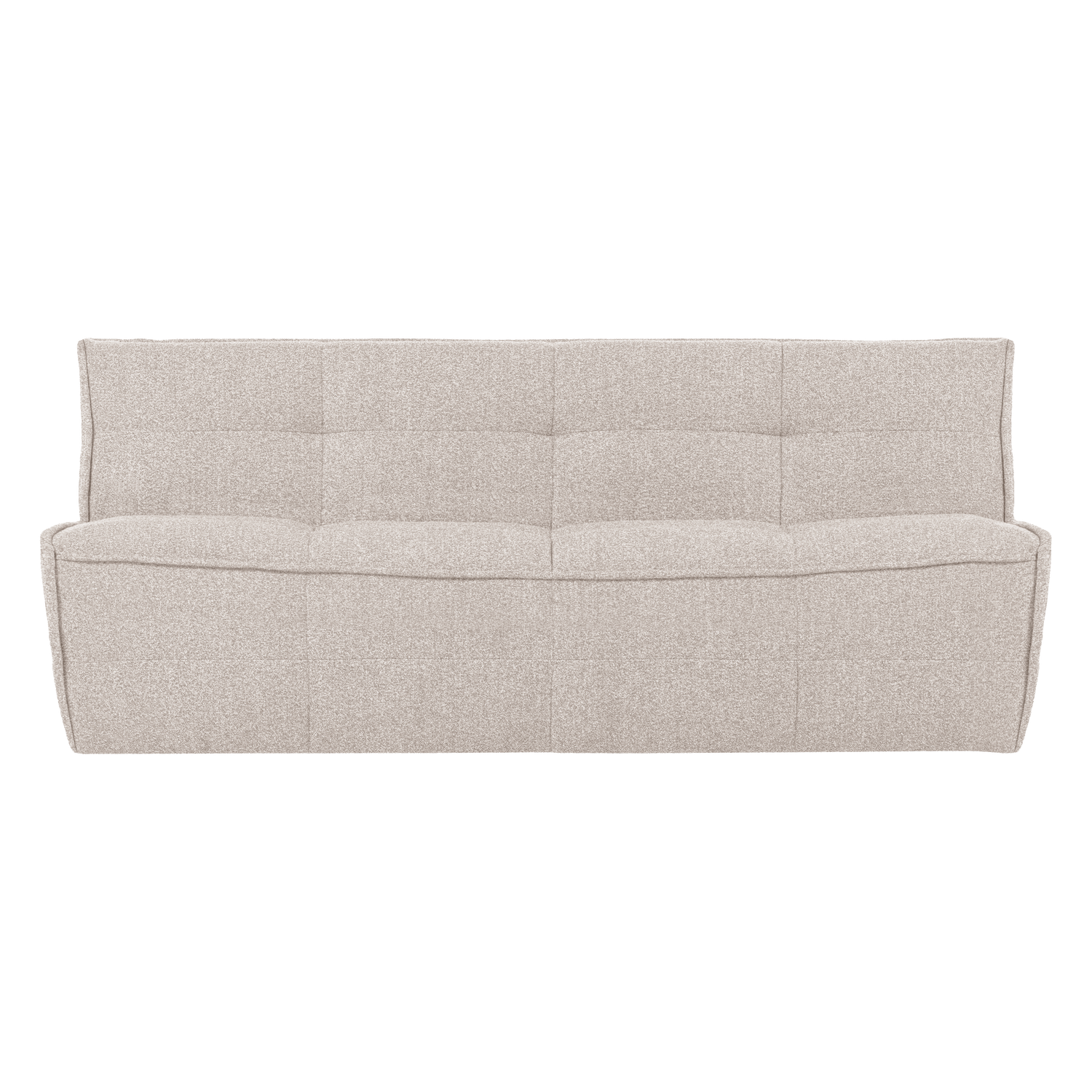 Sofa CLUSTER - 3-seater sand bouclé module