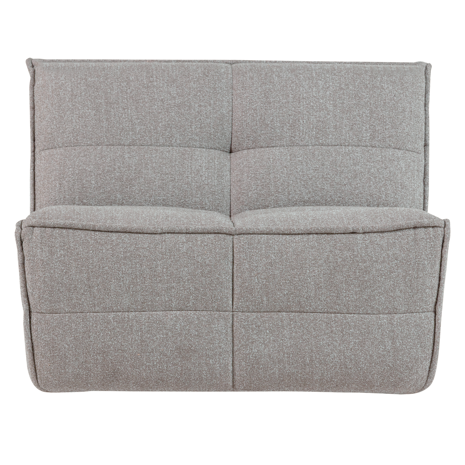 Sessel / Modul CLUSTER graues Bouclé