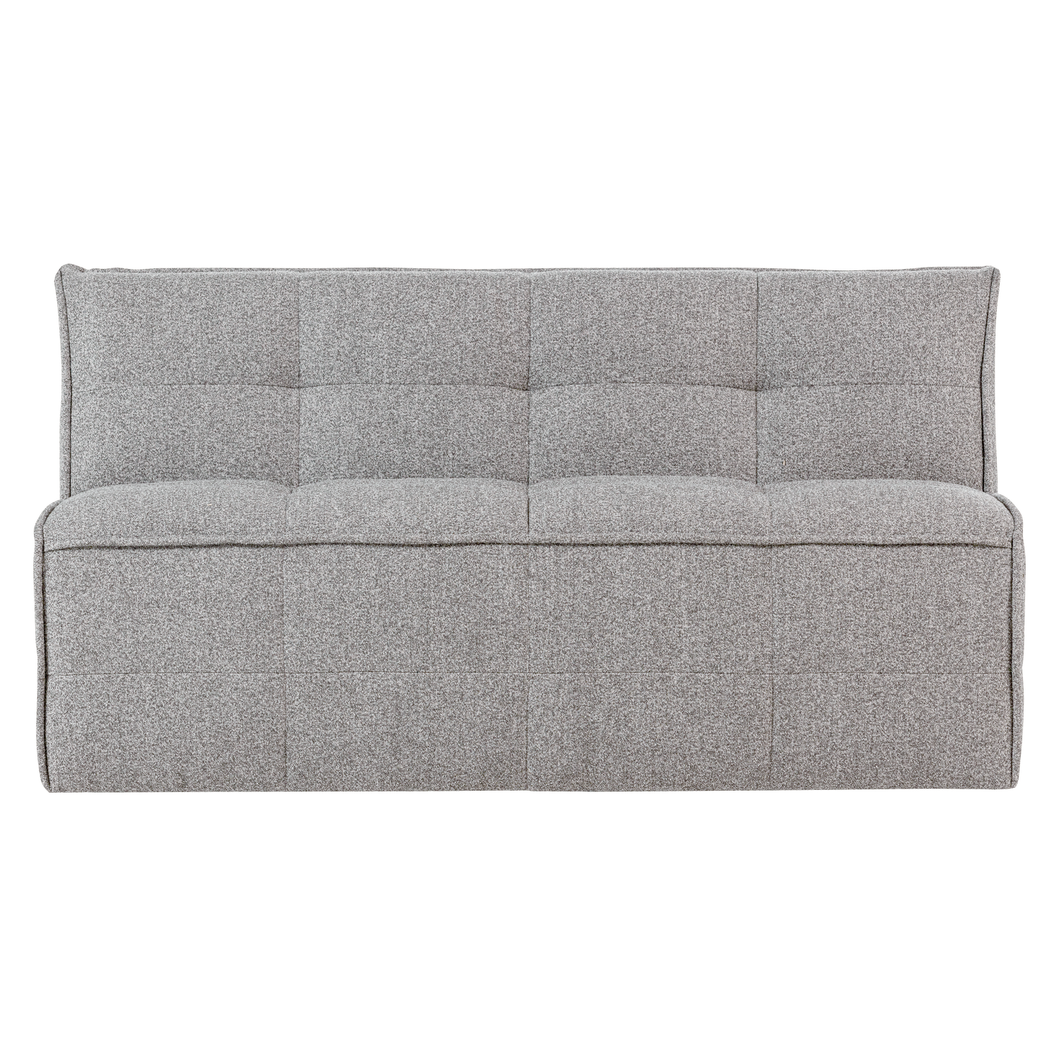 Sofa CLUSTER BENCH - Modul 3-Sitzer grauer Bouclé