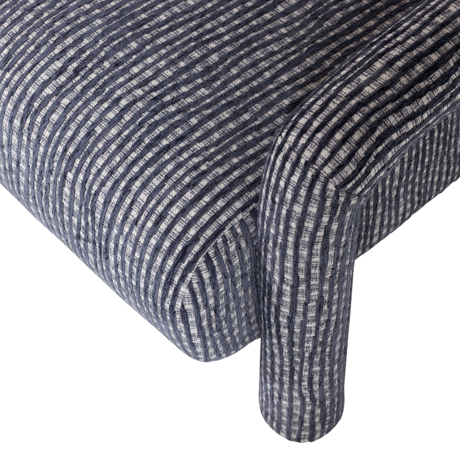 Sessel LENNY grau mit Blau