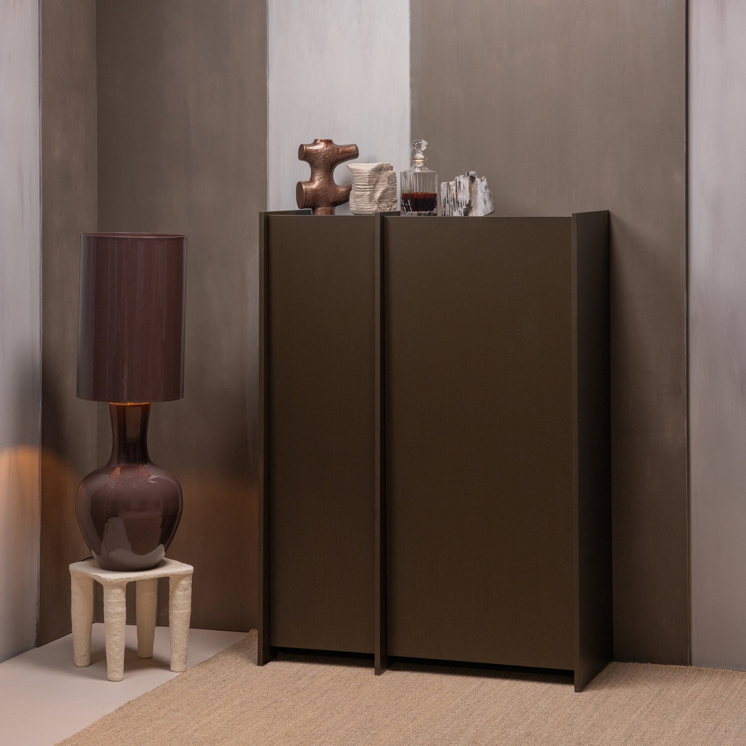 Schrank BROCK braun