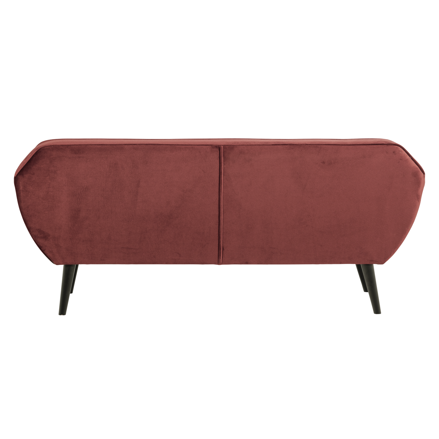 Sofa aksamitna 2,5-osobowa ROCCO burgundowy – Woood