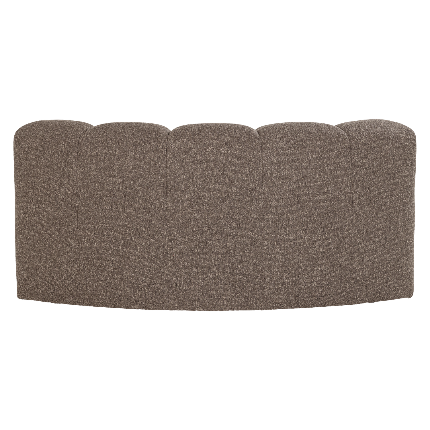 Modulares Sofa MOJO - halbr Ecke braunes Bouclé