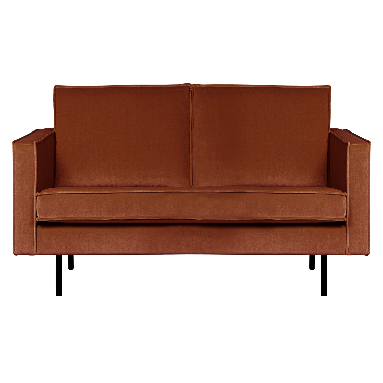 Sofa aksamitna 2-osobowa RODEO rdzawy – Woood
