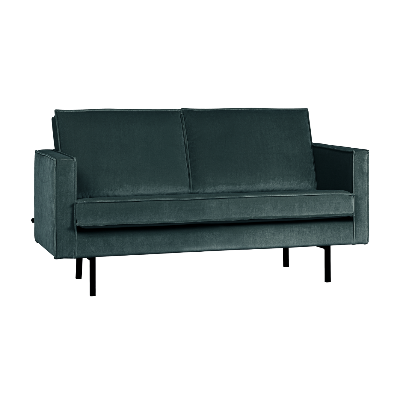 Sofa aus Samt 2-sitzig RODEO meergrün