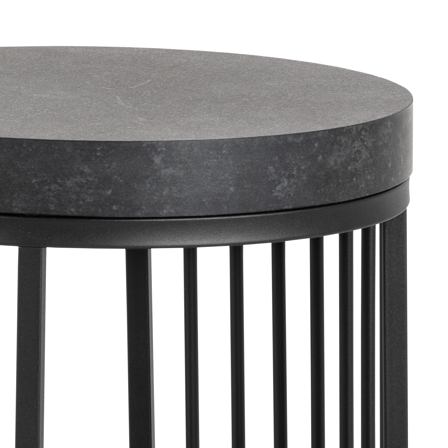 Nachttisch STRINGTON schwarz