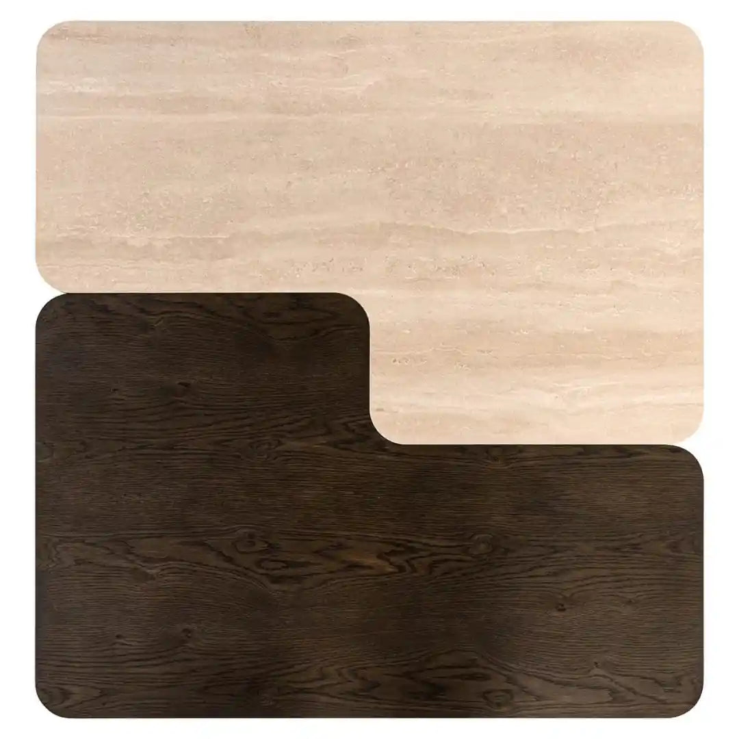 NANDO Couchtisch-Set Eichenfurnier