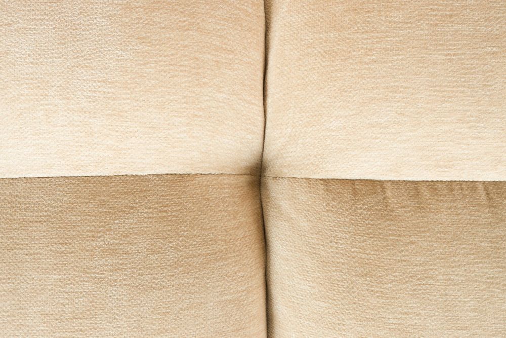 Modulares Sofa HACKMAN - rechte Endelement in beigem Samt