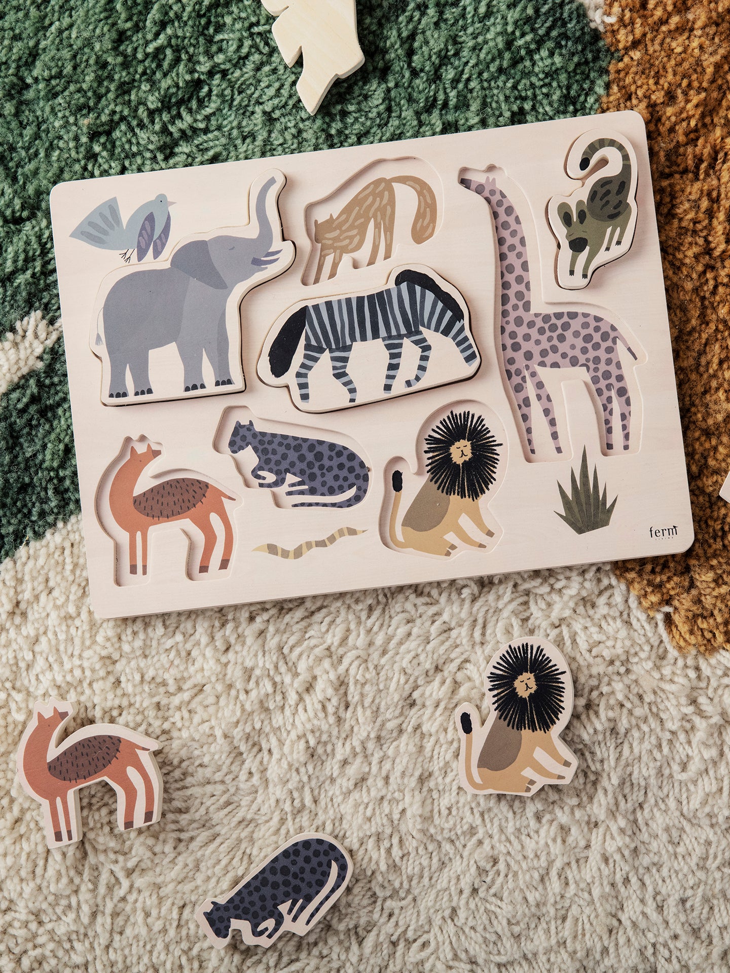 Children's rug FRUITICANA PINEAPPLE beige