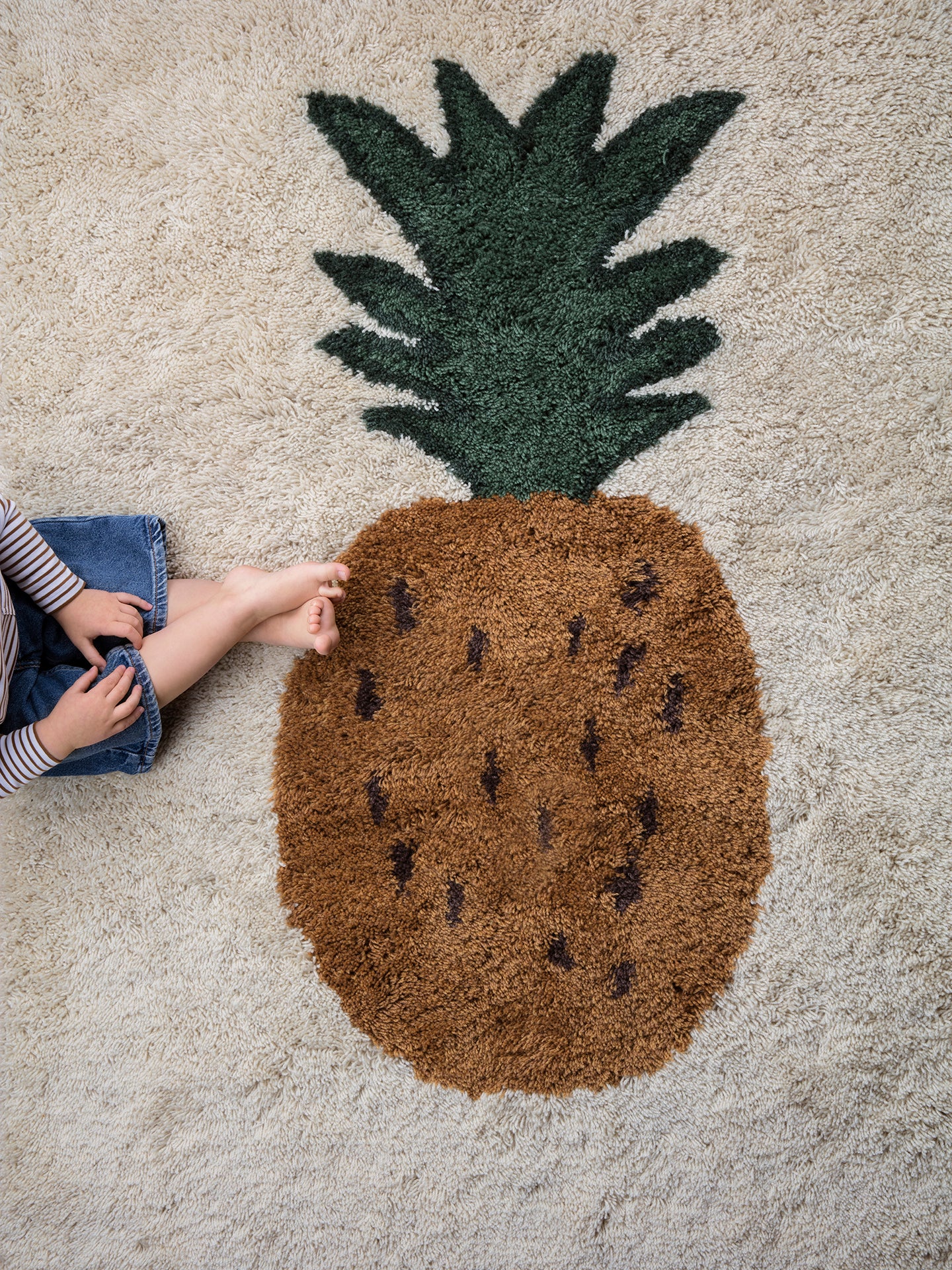 Children's rug FRUITICANA PINEAPPLE beige