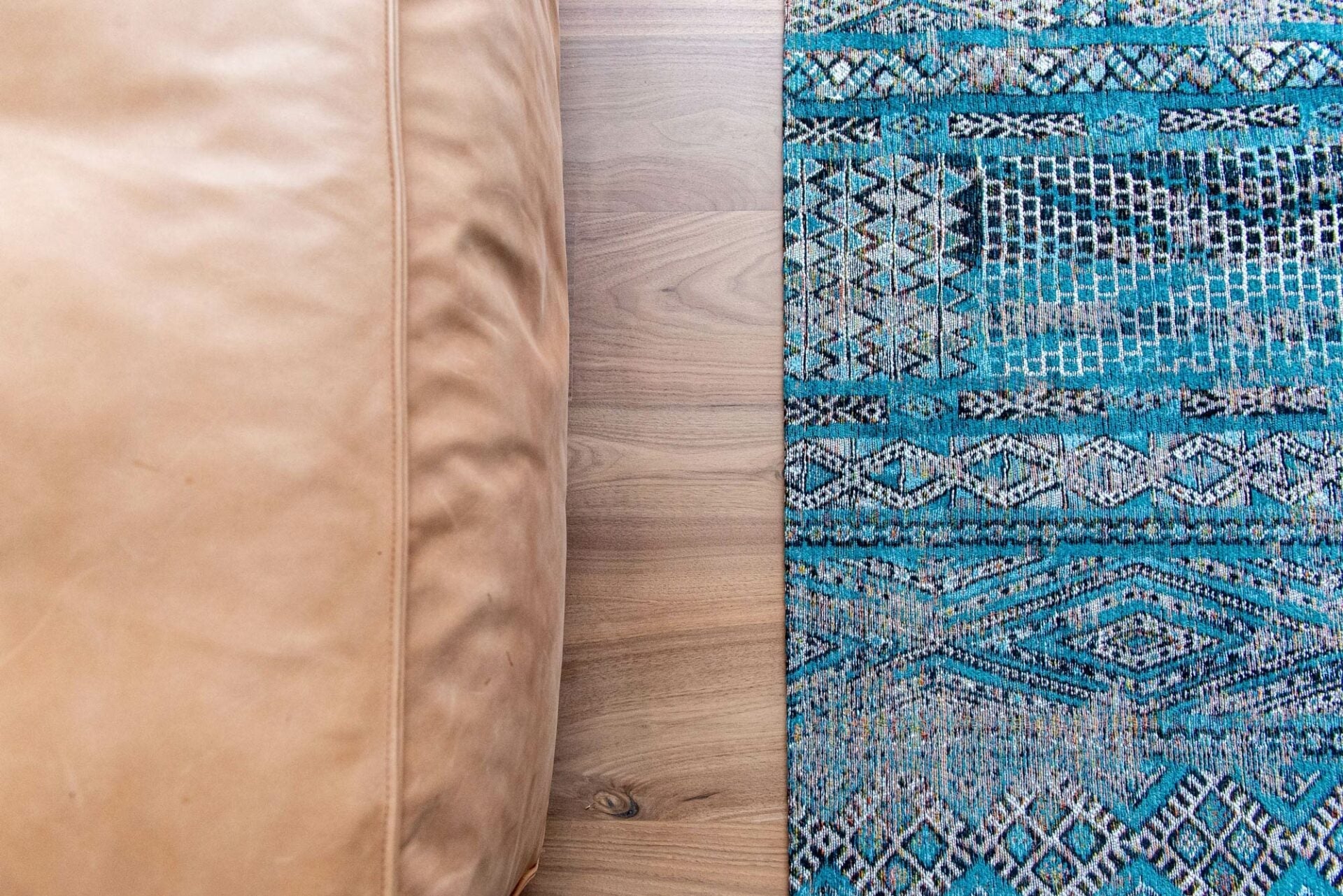 Dywan KILIM ZEMMURI BLUE błękitny – Louis de Poortere