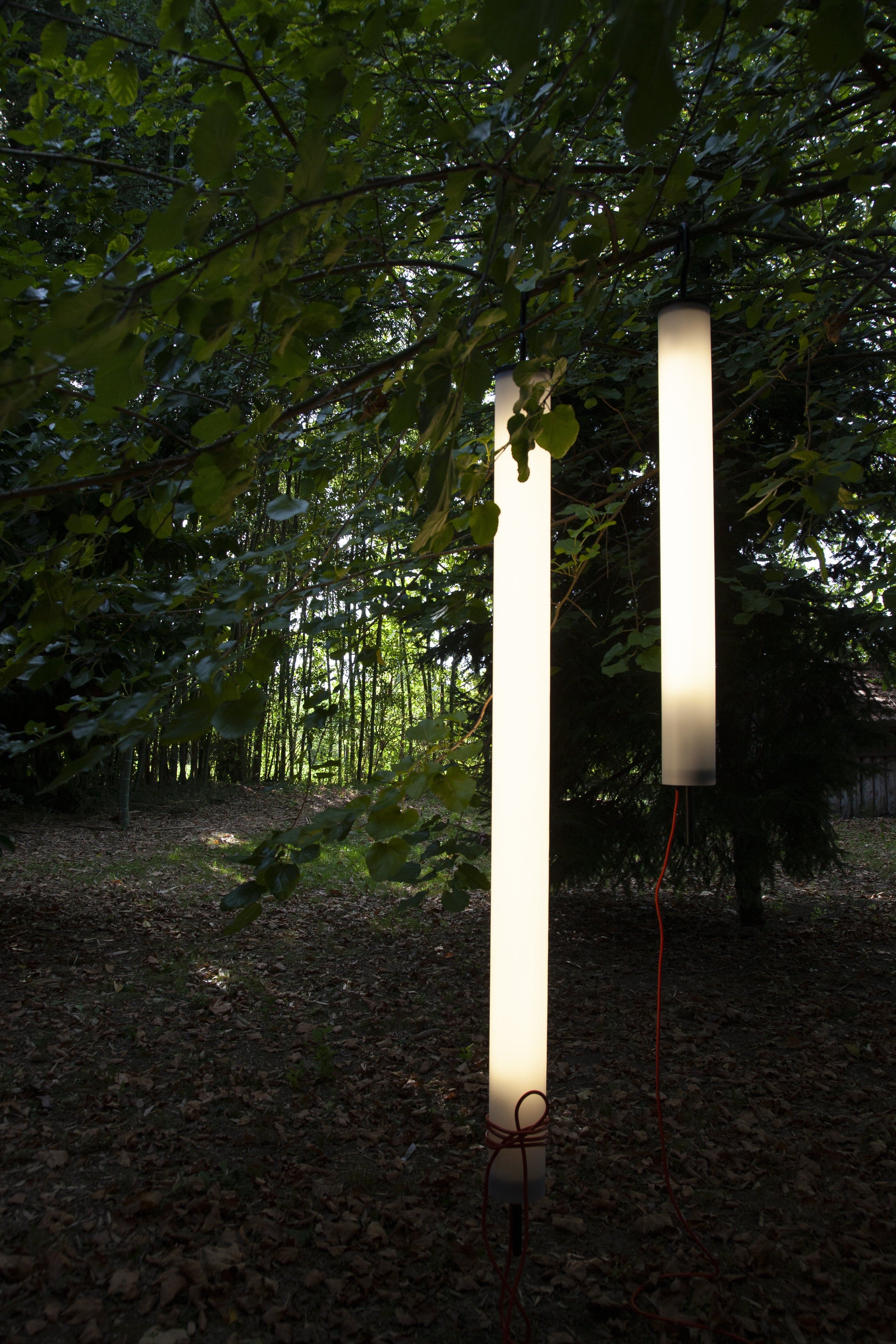 Lampa wisząca zewnętrzna PISTILLO biały