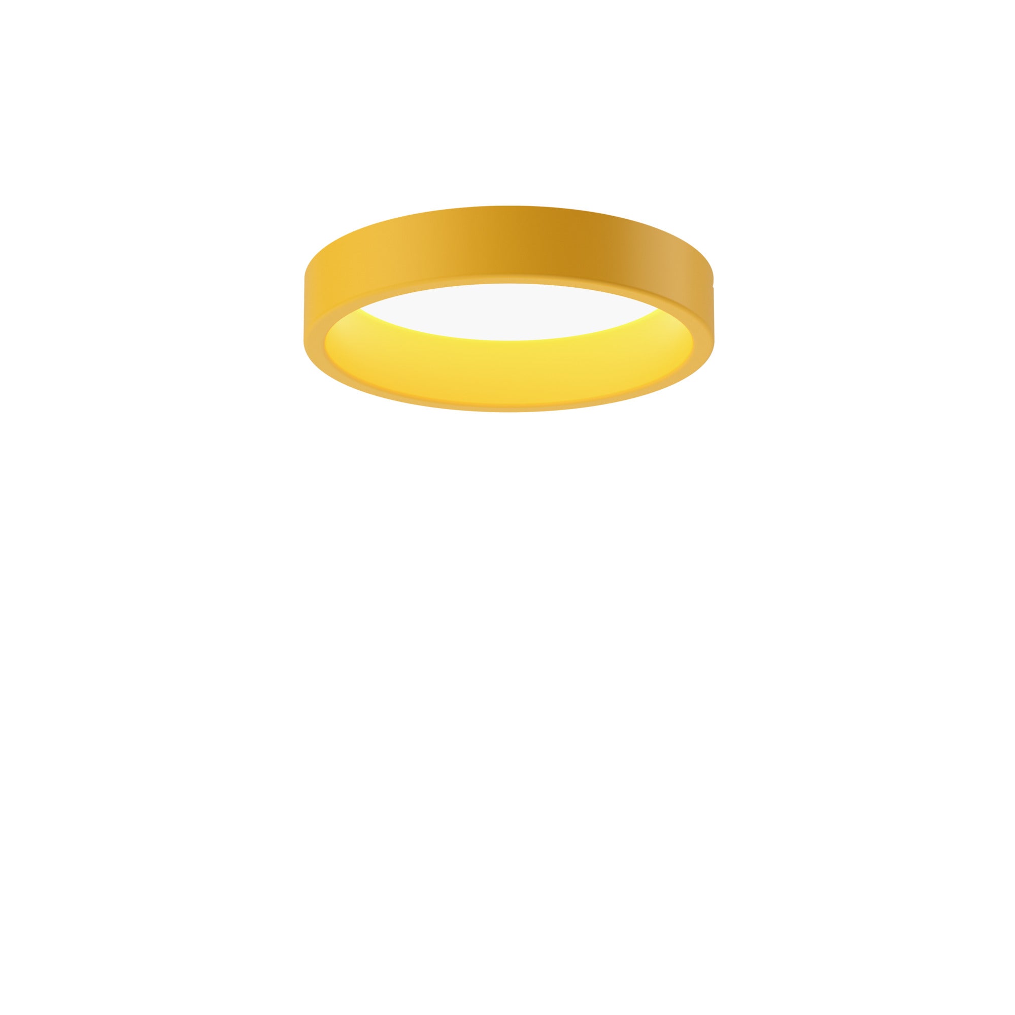Deckenleuchte LP CIRCLE SEMI-RECESSED gelb