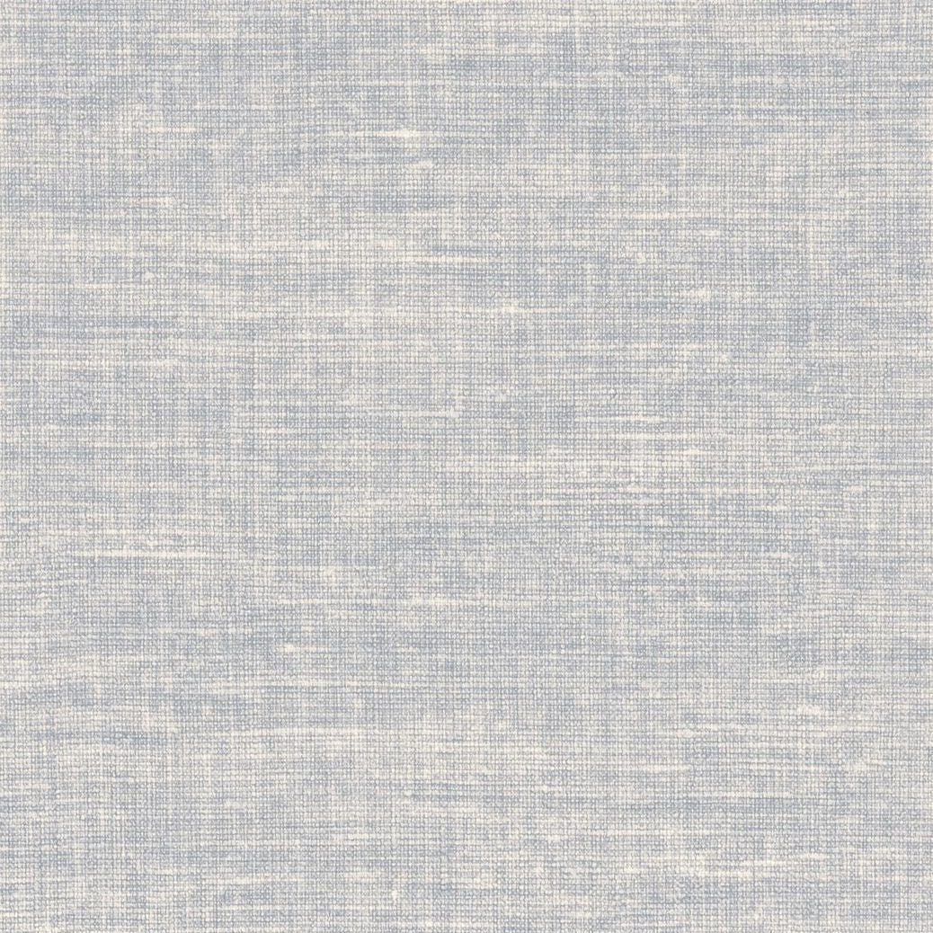 Structural wallpaper imitating canvas LINUM - GIVRE light blue with gray