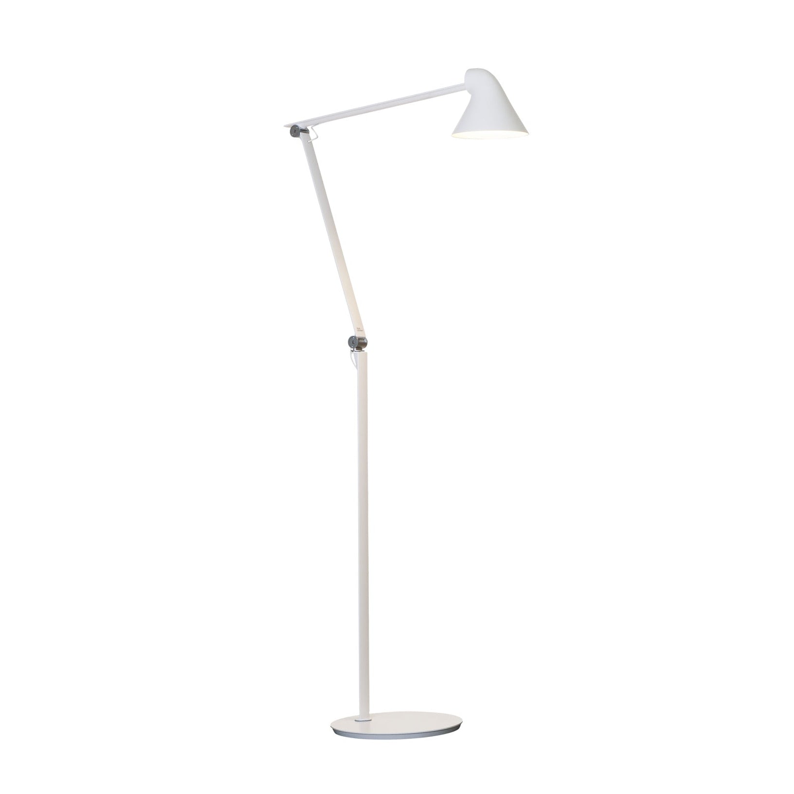 NJP White Reading Floor Lamp