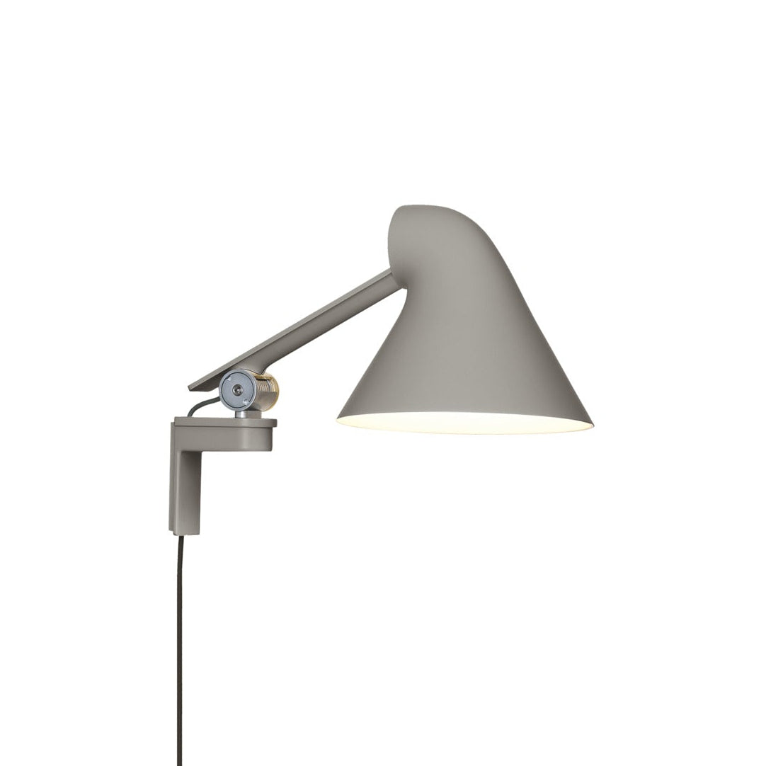 Wandleuchte mit verstellbarem Arm NJP grau