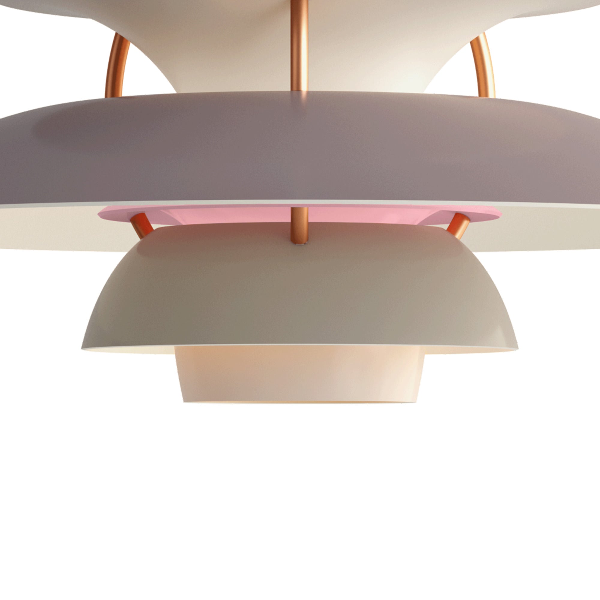 PH 5 pendant lamp in shades of gray